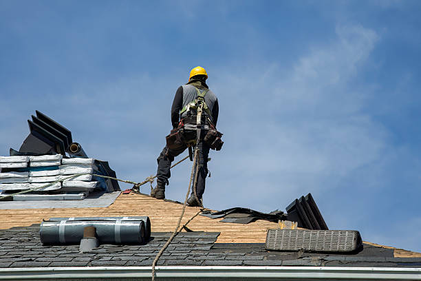 Professional Roofing technician working in Montgomery, PA